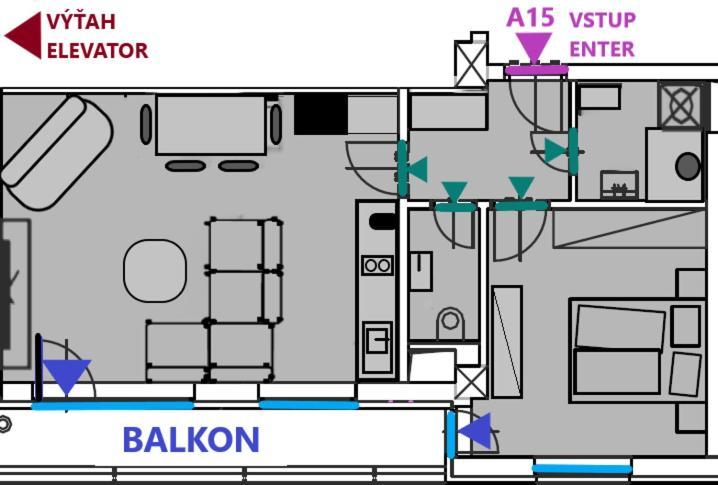 Apartment Mala Praha & Parking In The Garage Žilina Extérieur photo